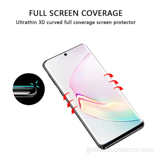Hydrogel Screen Protector for Samsung TPU Screen Protector For Samsung Galaxy Note 10plus Manufactory